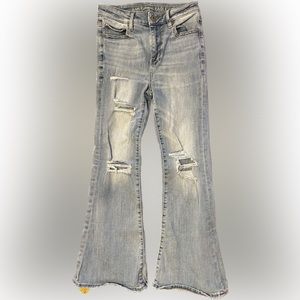 American Eagle Women’s Bell Bottom Jeans size 2 X-short